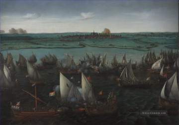 Vroom Hendrick Cornelisz Schlacht von Haarlemmermeer Seeschlacht Ölgemälde